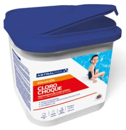DICLORO TABLETAS 20GR ASTRAL CLORO CHOQUE EN TABLETAS DE 20GR