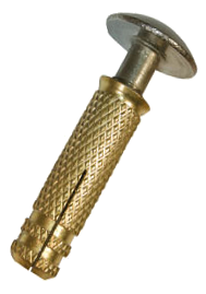 TACO DE LATON Y TORNILLO DE ACERO PARA LA SUJECCION DEL COBERTOR DE INVIERNO TACO DE LATON Y TORNILLO DE ACERO PARA LA SUJECCION DEL COBERTOR DE PROTECCION